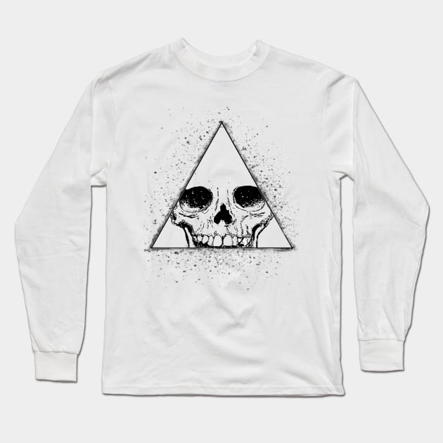 Triangle skull 2 Long Sleeve T-Shirt by NeoKing